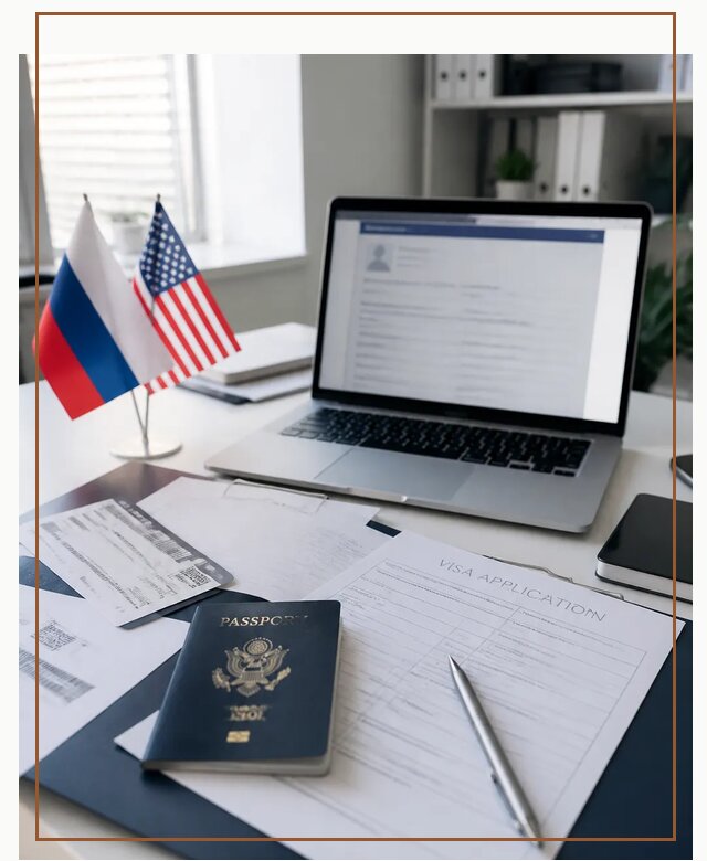Оформление визы в США для туристов и бизнеса в Шарыпове
