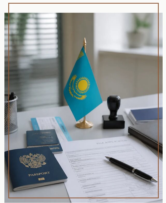 Оформление визы в Казахстан для поездки и работы в Шарыпове