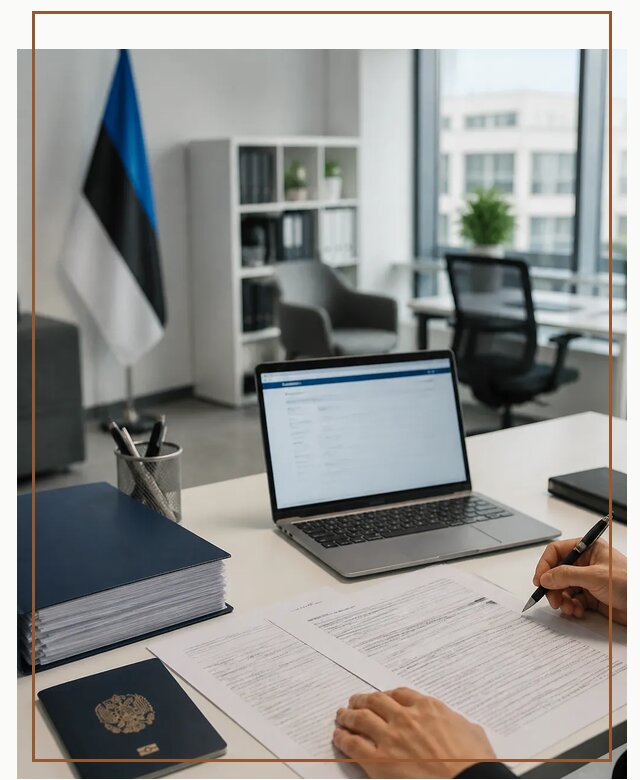 Оформление ВНЖ в Эстонии для переезда и легального проживания в Шарыпове