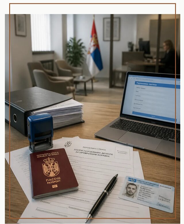 Оформление ПМЖ в Сербии для переезда в Шарыпове под ключ